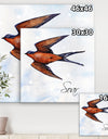 Bird Inspiration II - Cottage Canvas Artwork