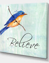 Bird Inspiration III - Cottage Premium Canvas Wall Art