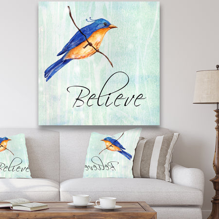 Bird Inspiration III - Cottage Premium Canvas Wall Art