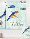 Bird Inspiration III - Cottage Premium Canvas Wall Art