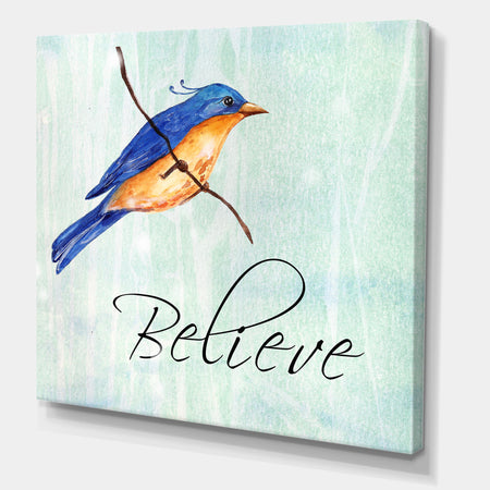 Bird Inspiration III - Cottage Premium Canvas Wall Art