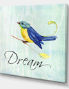 Bird Inspiration IV - Cottage Canvas Wall Art