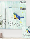 Bird Inspiration IV - Cottage Canvas Wall Art