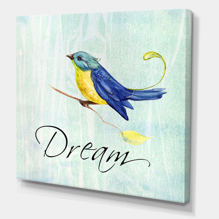Bird Inspiration IV - Cottage Canvas Wall Art