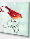 Bird Inspiration V - Cottage Canvas Art Print