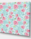 Evening Garden Pattern I - Cottage Gallery-wrapped Canvas