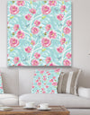 Evening Garden Pattern I - Cottage Gallery-wrapped Canvas