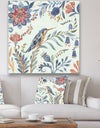 Birds and Flowers IV - Cottage Canvas Artwork