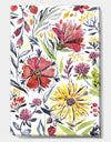 Wildflowers 1 - Cottage Canvas Artwork