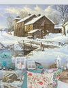 Fresh Snow - Farmhouse Canvas Artwork