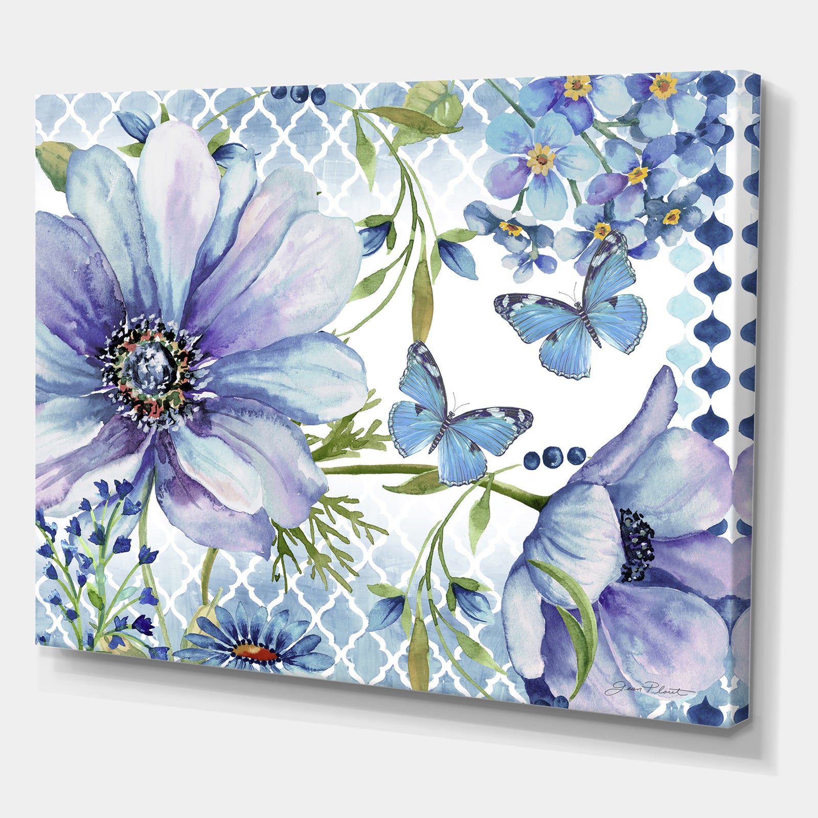 Sheila's Lovely Garden-JP3930 - Cottage Premium Canvas Wall Art