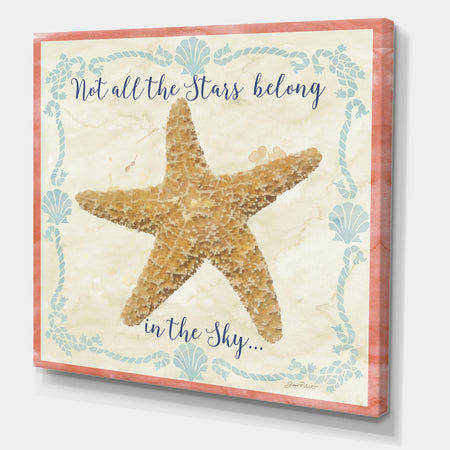 Sea Shells-C - Nautical & Coastal Canvas Artwork