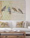 Birds Gathered On Wire Paris II - Cottage Gallery-wrapped Canvas