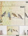 Birds Gathered On Wire Paris II - Cottage Gallery-wrapped Canvas