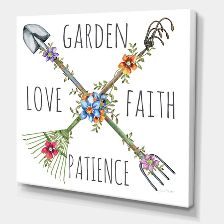 Garden Inspiration-B - Cottage Canvas Wall Art