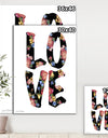 Flower Power Love - Cottage Canvas Artwork