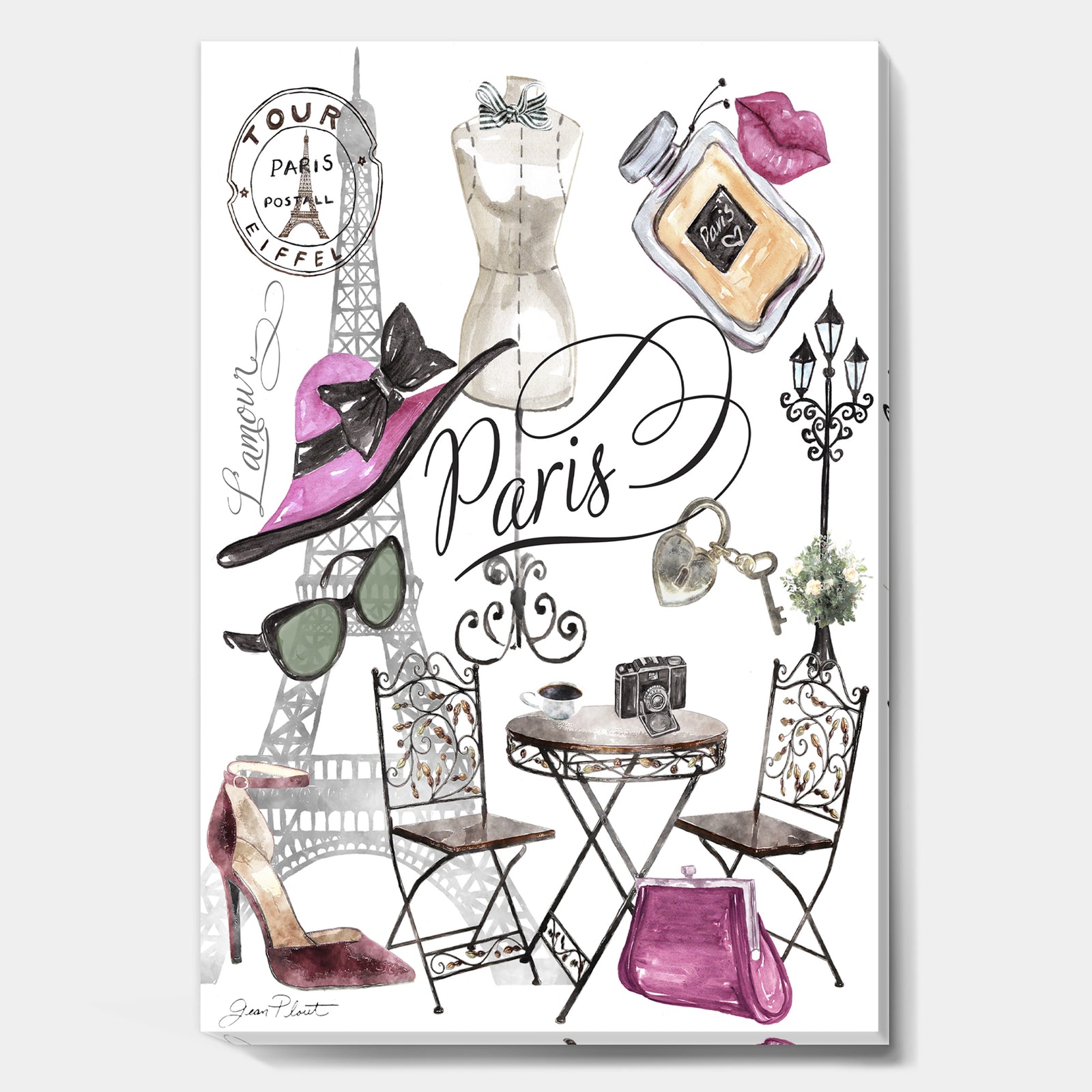 Paris Lamour - Fashion Premium Canvas Wall Art