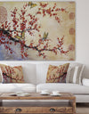 Butterfly Blossoms-Asian - Cottage Canvas Art Print