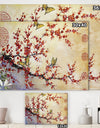 Butterfly Blossoms-Asian - Cottage Canvas Art Print
