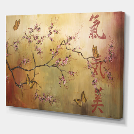 Butterfly Santuary-A - Cottage Gallery-wrapped Canvas