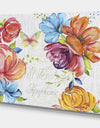 Floral Symphonie In The Garden - Cottage Gallery-wrapped Canvas