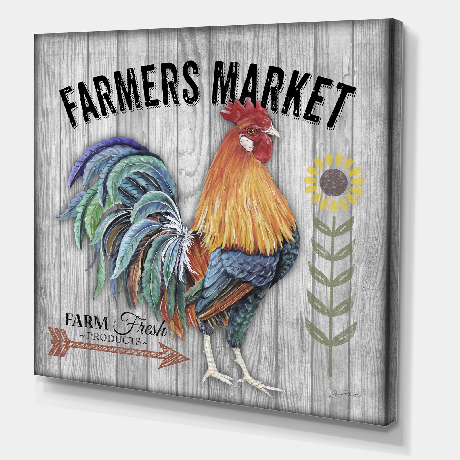 Farmers Market 3 - Farmhouse Canvas Artwork