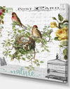 Birdwatchers Dream 3 - Cottage Gallery-wrapped Canvas