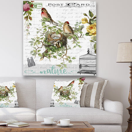 Birdwatchers Dream 3 - Cottage Gallery-wrapped Canvas