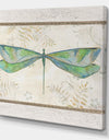 Summer Dragonfly 3 - Cottage Canvas Art Print