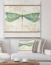 Summer Dragonfly 3 - Cottage Canvas Art Print