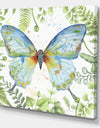 Botanical Butterfly Beauty 1 - Cottage Canvas Artwork