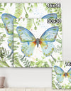 Botanical Butterfly Beauty 1 - Cottage Canvas Artwork