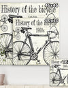 History Of The Bicycle-E - Traditional Canvas Art Print