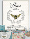 Honey Bee A - Cottage Premium Canvas Wall Art