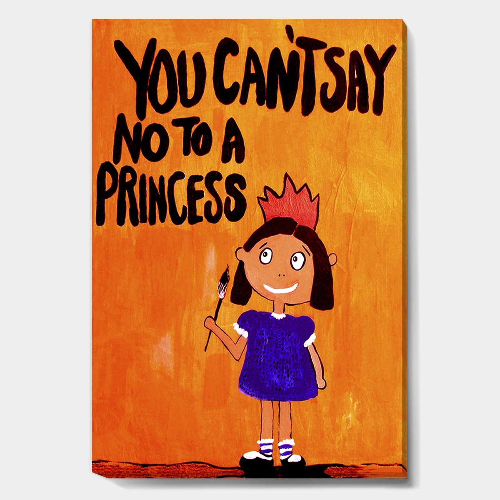 You Can't Say No To A Princess - Modern & Contemporary Canvas Artwork