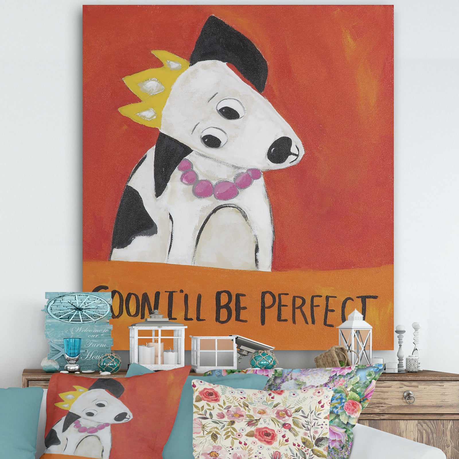 Perfect Soon - Cottage Premium Canvas Wall Art