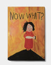 Now What Wondering Mother - Cottage Canvas Wall Art