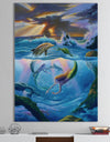 Circle of Friends - Modern & Contemporary Gallery-wrapped Canvas