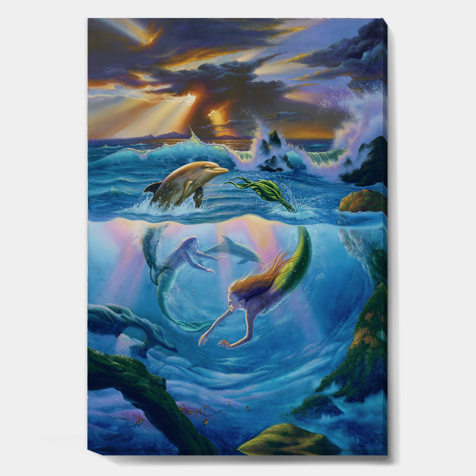 Circle of Friends - Modern & Contemporary Gallery-wrapped Canvas