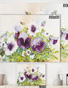 Early Pansies - Traditional Canvas Artwork