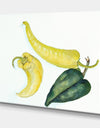 Peppers Hot and Cool - Cottage Premium Canvas Wall Art