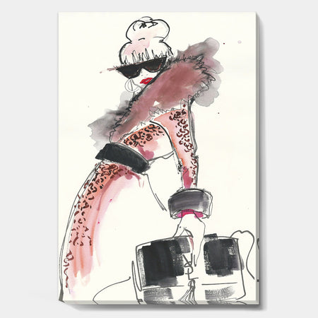 Yves Saint Laurent Girl - Fashion Canvas Artwork