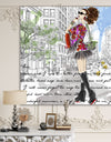 Fancy City Girl Love Memories - Fashion Canvas Art Print