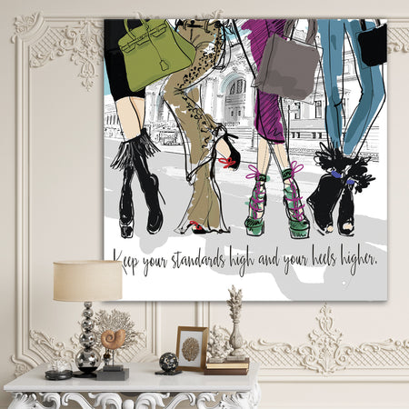 High Standards - Fashion Canvas Artwork