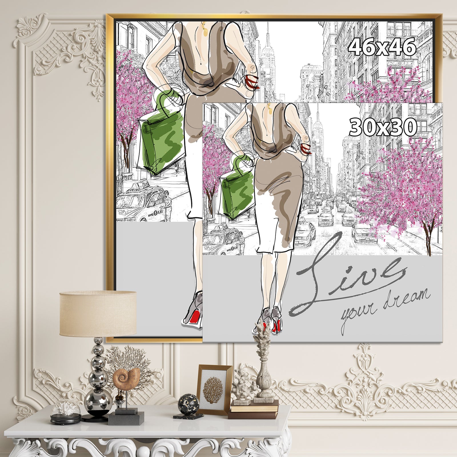 Live Your Dream - Fashion Premium Canvas Wall Art