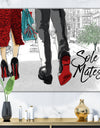 Sole Mates - Fashion Canvas Art Print