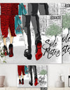 Sole Mates - Fashion Canvas Art Print