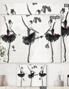 Dancers In Black - Fashion Premium Canvas Wall Art