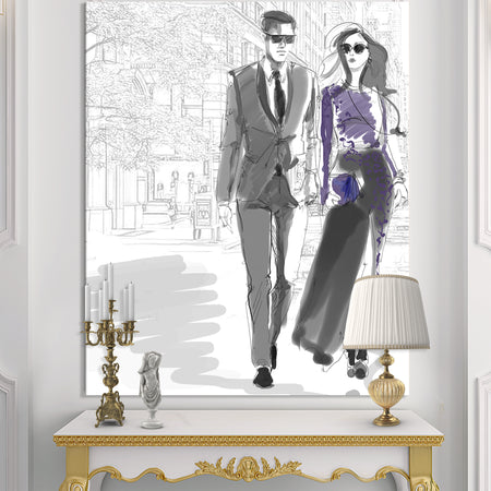 Date Night - Fashion Canvas Wall Art