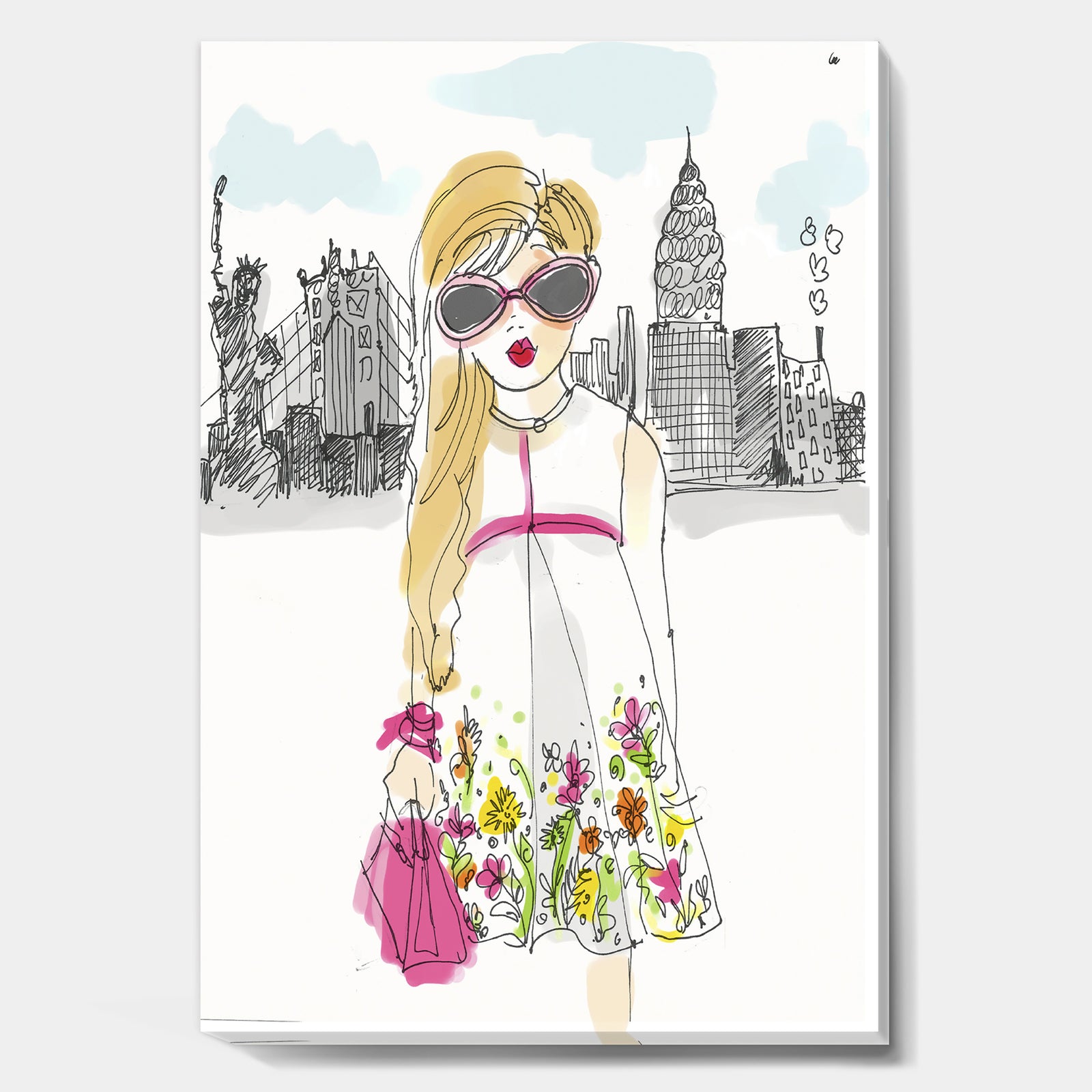 Born In New York - Fashion Canvas Wall Art